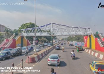 Nouvelle passerelle du Palais du Peuple : Kaloum brille à la Parisienne