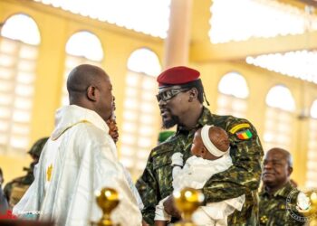 Le Général Doumbouya célèbre Noël 2024 à la Paroisse Sainte-Anne Javouhey de Nongo
