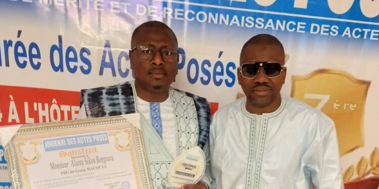 Alseny Sekou Bangoura couronné meilleur jeune entrepreneur de l&rsquo;année 2024