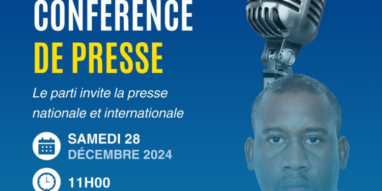 Le parti MoDeL devant la presse ce samedi à 11h