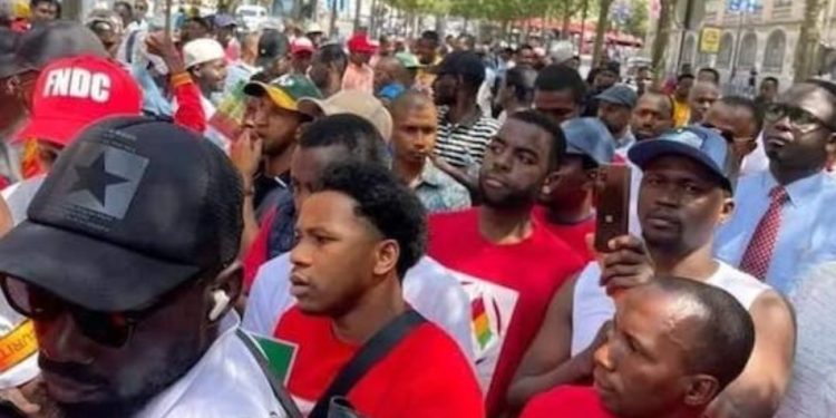 Les Forces Vives de Guinée en France manifestent leur colère le 28 décembre