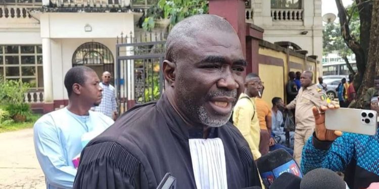 Conférence de presse des avocats de Kassory Fofana à la CRIEF ce mardi