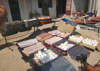 Tombolia : Saisie de 588 900 comprimés de Tramadol dans 11 valises