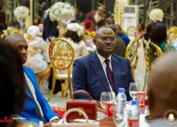 #NOUVEL_AN L’homme d’affaires Kerfalla Camara Kpc parmi les invités du Général Mamadi Doumbouya au banquet présidentiel