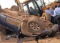 Conakry : Accident de route à Kissosso, des blessés et des engins endommagés