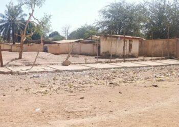 Kissidougou : une partie de la clôture du stade s&rsquo;est effondrée