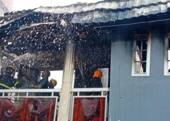 Conakry : Incendie à Yimbaya-Tannerie, un duplex en flammes