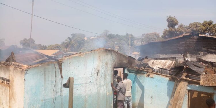 Un incendie ravage un maquis à N’Zérékoré avec une perte estimée à plus de 200 Millions GNF