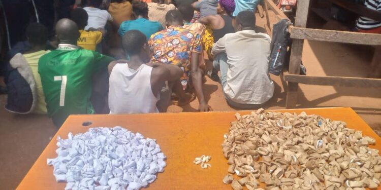 La DGPN intensifie sa lutte contre la criminalité : 19 suspects et 477 boules cannabis présentés