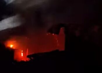 Incendie en cours au marché central de N’Zérékoré (23h40)