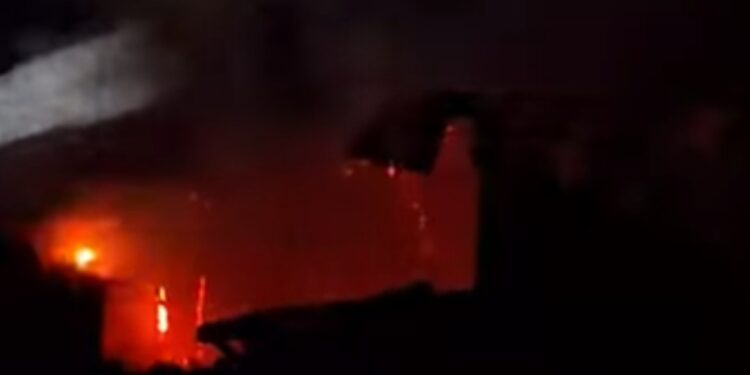 Incendie en cours au marché central de N’Zérékoré (23h40)