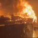 Un incendie ravage plusieurs installations à Dabondy, Matam : l&rsquo;intervention des sapeurs-pompiers en cours