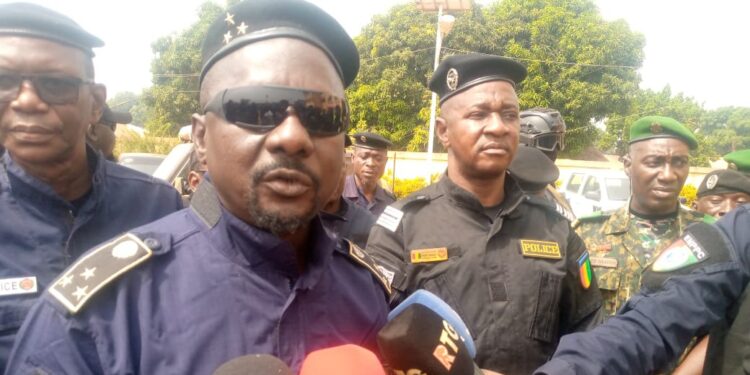 Le DG de la police Général Djeneba Sory Camara à Kankan : un appel à la rigueur et à la responsabilité dans la Police