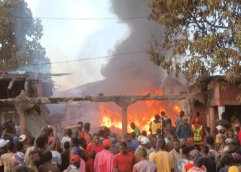 Mandiana : Plusieurs boutiques consumées dans un incendie mardi soir