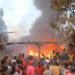 Mandiana : Plusieurs boutiques consumées dans un incendie mardi soir