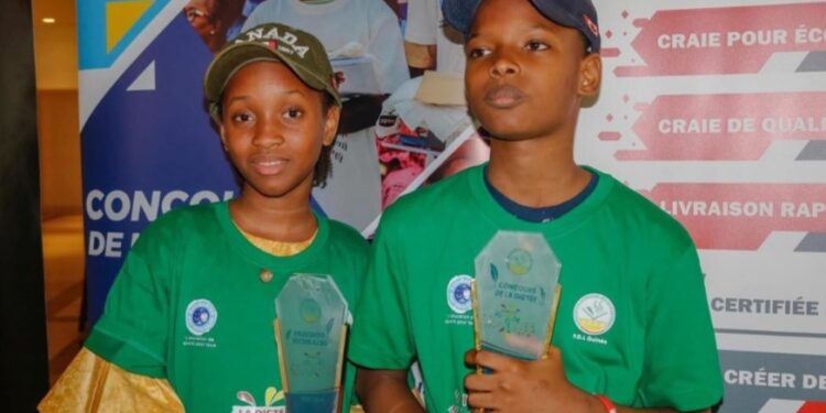 Conakry : Mohamed et Fatoumata, étoiles guinéennes de la Dictée PGL,arrivent ce jeudi à 20h 