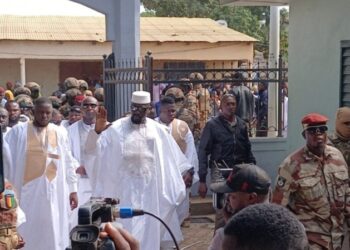 Fête de Tabaski à Kankan : le Général Doumbouya en communion avec les fidèles musulmans