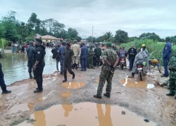 Macenta sous les eaux : pluies diluviennes causent d&rsquo;importants dégâts dans plusieurs quartiers