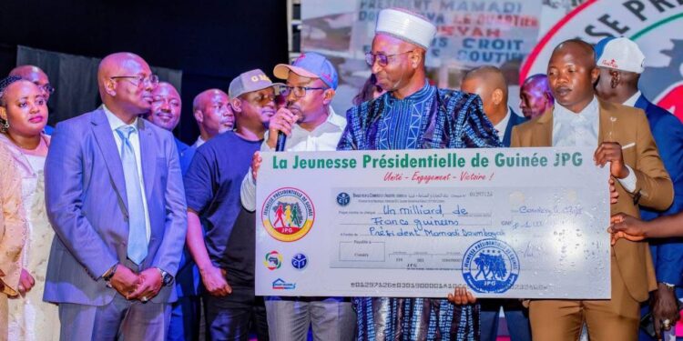 Un milliard pour la République : la jeunesse présidentielle mobilise la caution du Général Mamadi Doumbouya