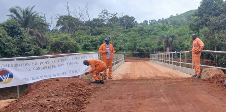 Simandou 2040: Missira se dote d’un pont moderne à Bandouma (Télimélé)